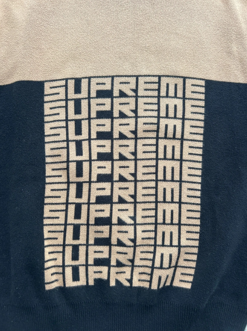 Supreme Logo Repeat Sweater (M)