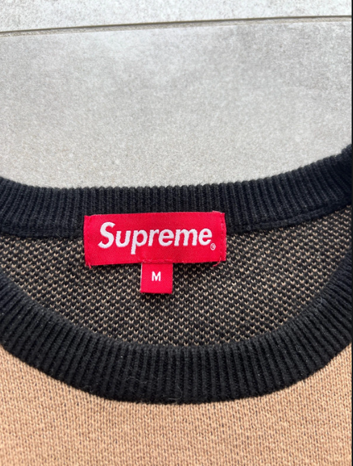 Supreme Logo Repeat Sweater (M)